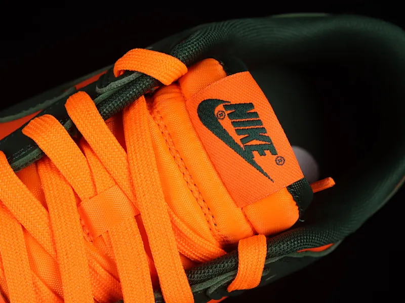 All categories Nk SB Dunk series Nk SB Dunk Low low-top sneakers C version Nk SB Dunk Low "Miami Hurricanes" orange green SB low-top casual sneakers DD1391-300